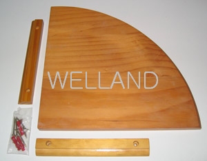 Welland Corner Shelf Corner Shelves Corner Shelf Kit