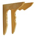 shelf brackets, wooden brackets, shelf supports, shelf corbels, wooden brackets