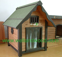 Wooden pet houses