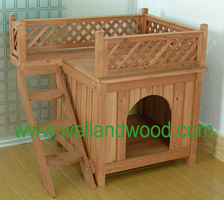 Wood pet houses